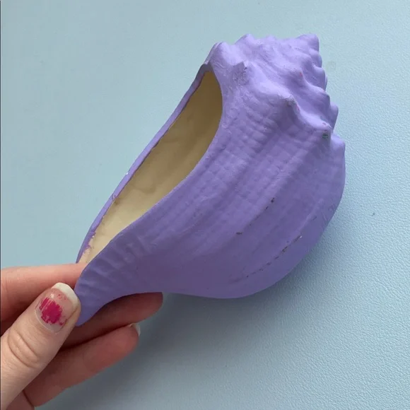 Clay seashell holder/ decor - Picture 4 of 5